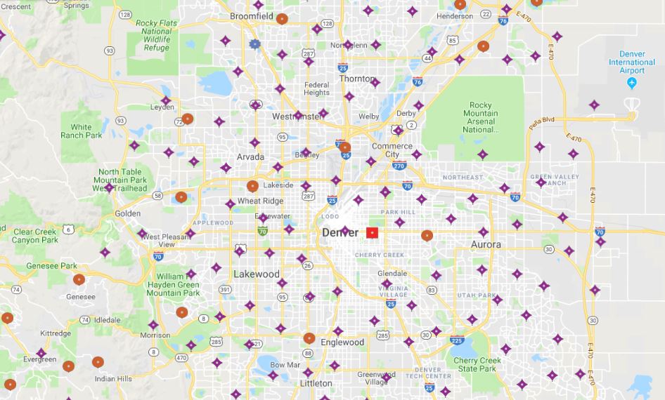 CBI: Sex Offender Registry sex offender locations map.